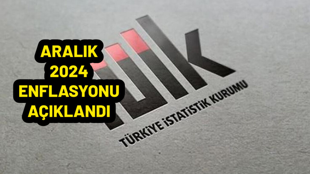 TÜİK'e göre Aralık 2024 enflasyonu aylık bazda yüzde 1,03 olarak belirlendi. Buna göre, Aralık ayında enflasyonu yüzde 1,03 artarken, yıllık bazda ise 44,38'e geriledi.